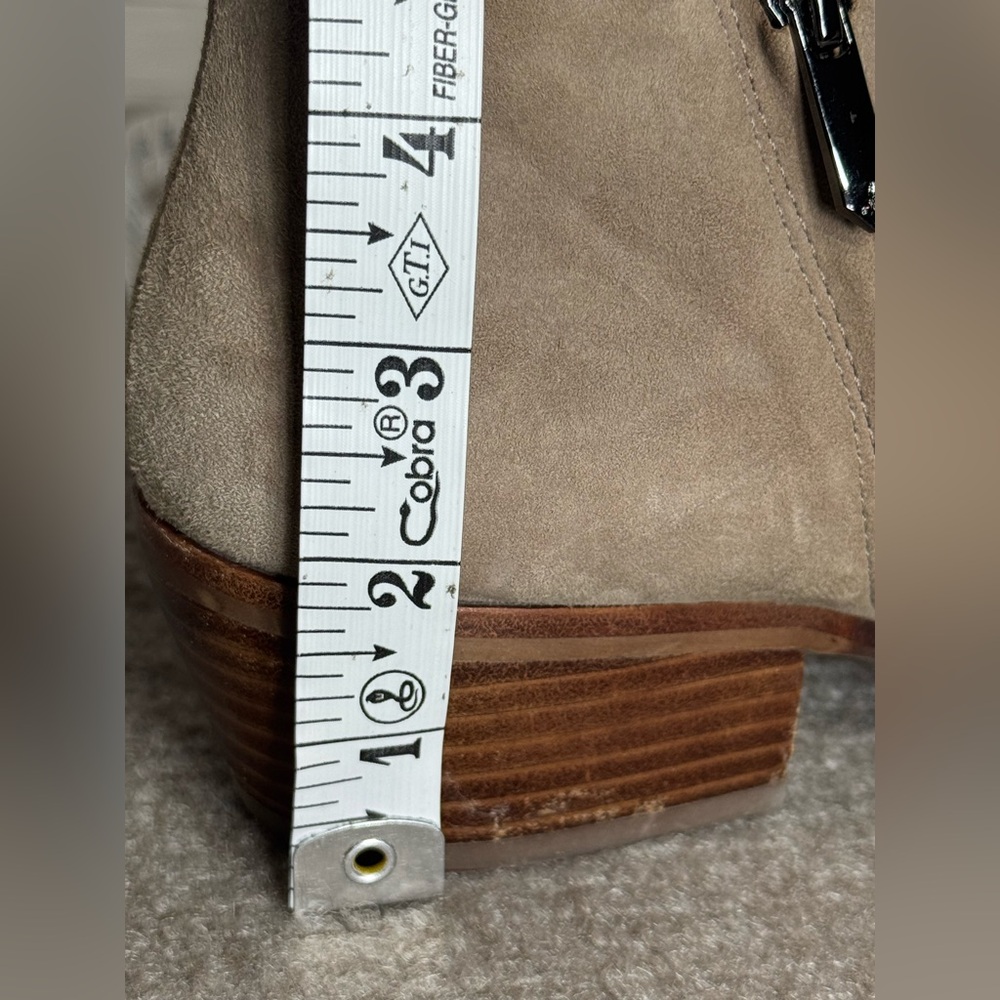 Sam Edelman Petty Ankle Boots Size 8.5 Suede‎ Leather Booties Everyday Wear - Picture 10 of 11